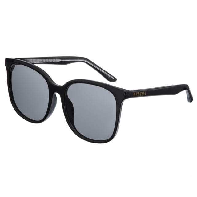 Bertha Avery Polarized Sunglasses - Women's Black Frame Black Lens Black/Black One Size - Bertha