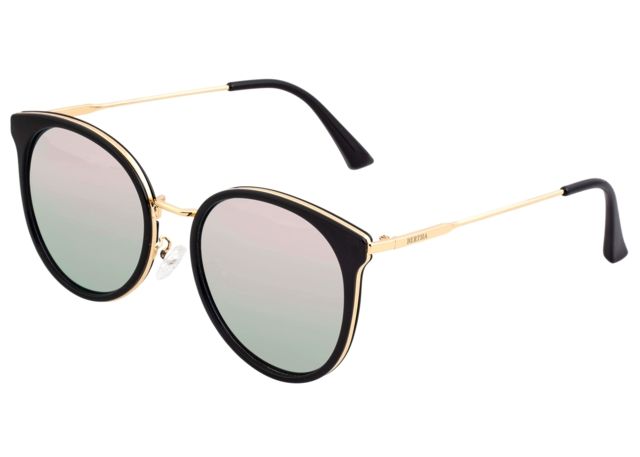 Bertha Brielle Polarized Sunglasses - Women's Black/Rose Gold One Size - Bertha