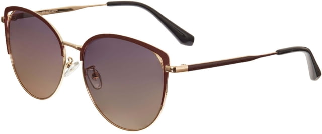 Bertha Darby Polarized Sunglass - Women's Gold/Brown One Size - Bertha