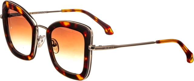Bertha Delphine Handmade in Italy Sunglass - Women's Tortoise One Size - Bertha