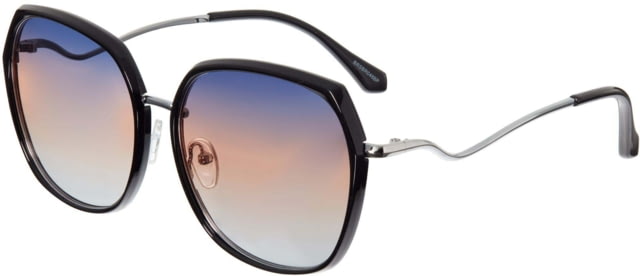 Bertha Hensley Polarized Sunglass - Women's Black/Blue-Pink One Size - Bertha
