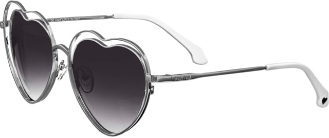 Bertha Lolita Handmade in Italy Sunglass - Women's Silver One Size - Bertha