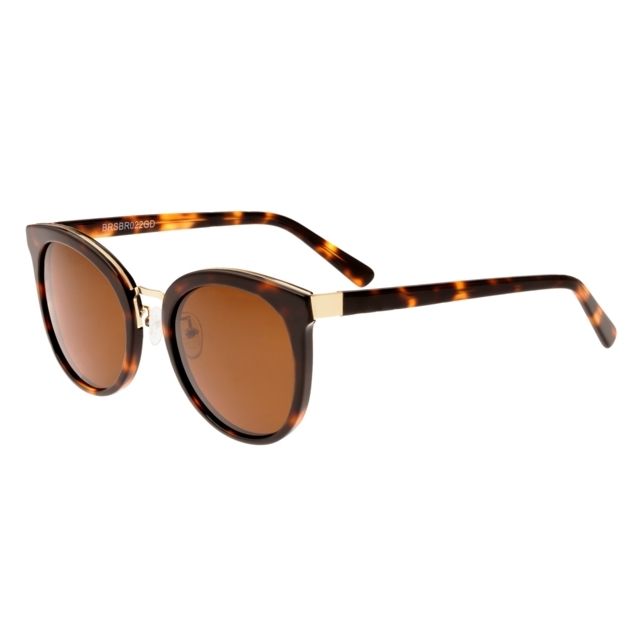 Bertha Lucy Polarized Sunglasses Dark Brown Tortoise/Brown One Size - Bertha