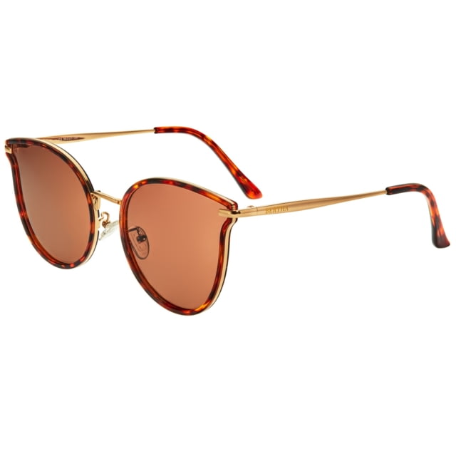 Bertha Moon Polarized Sunglasses - Women's Gold Frame Brown Lens Gold/Brown One Size - Bertha