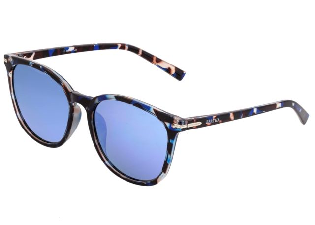 Bertha Piper Polarized Sunglasses - Women's Blue Tortoise/Blue One Size - Bertha