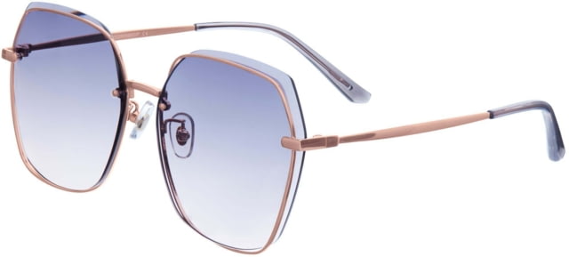 Bertha Renata Sunglass - Women's Rose Gold/Purple One Size - Bertha