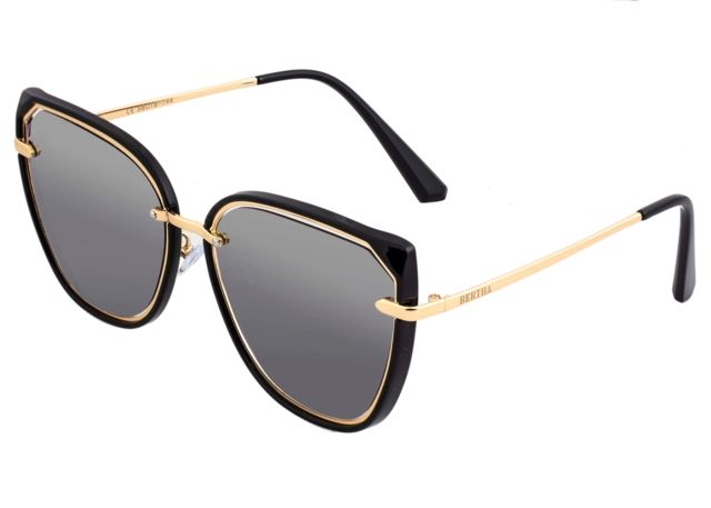 Bertha Rylee Polarized Sunglasses - Women's Black/Black One Size - Bertha
