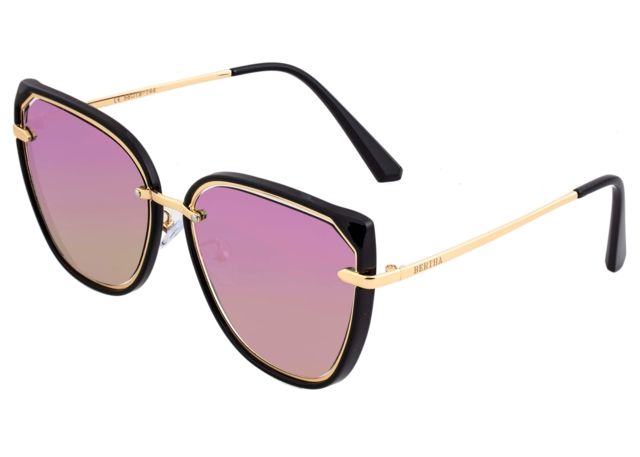 Bertha Rylee Polarized Sunglasses - Women's Black/Purple One Size - Bertha