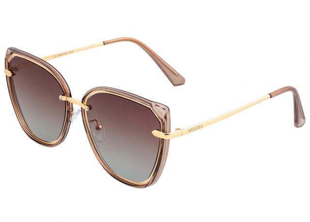Bertha Rylee Polarized Sunglasses - Women's Brown/Brown One Size - Bertha