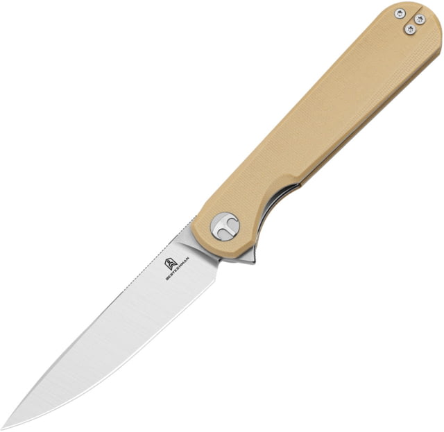 Bestech Knives Bestechman Flick Linerlock Tan BTKMK13C - Bestech Knives