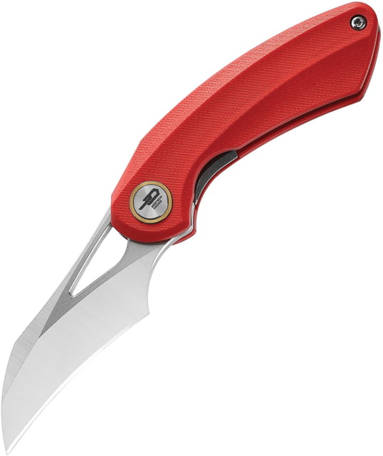Bestech Knives Bihai Linerlock 2.13 in Folding Knife Red G10