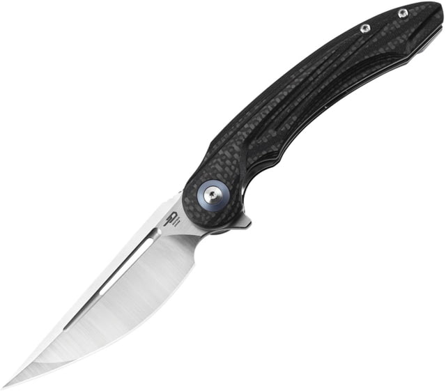 Bestech Knives Irida Linerlock CF/G10 Folding Knife 3.88" satin finish 154CM stainless blade Carbon fiber and G10 handle - Bestech Knives