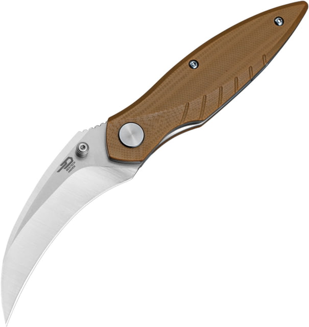 Bestech Knives Mantidae Linerlock Brown BTKG60B - Bestech Knives
