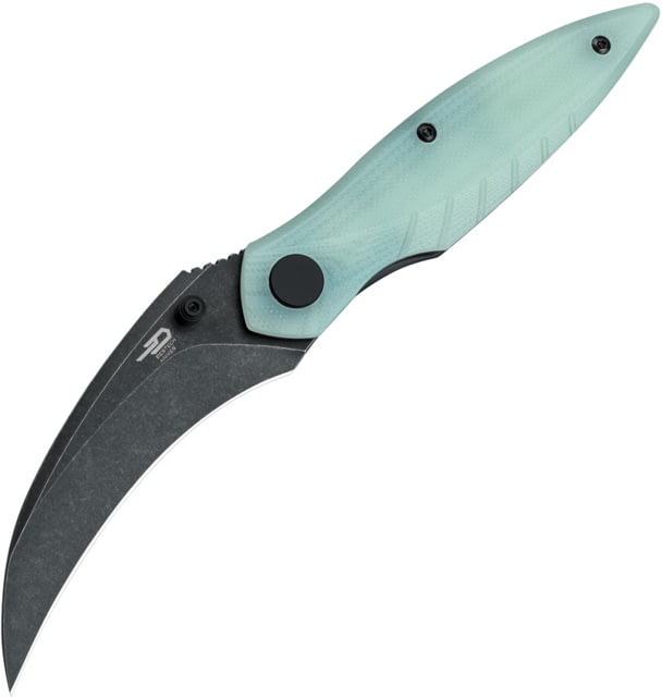 Bestech Knives Mantidae Linerlock Jade BTKG60C - Bestech Knives