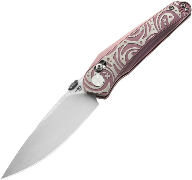 Bestech Knives Mothus Bar Lock Pink BT 3.50 in Folding Knife