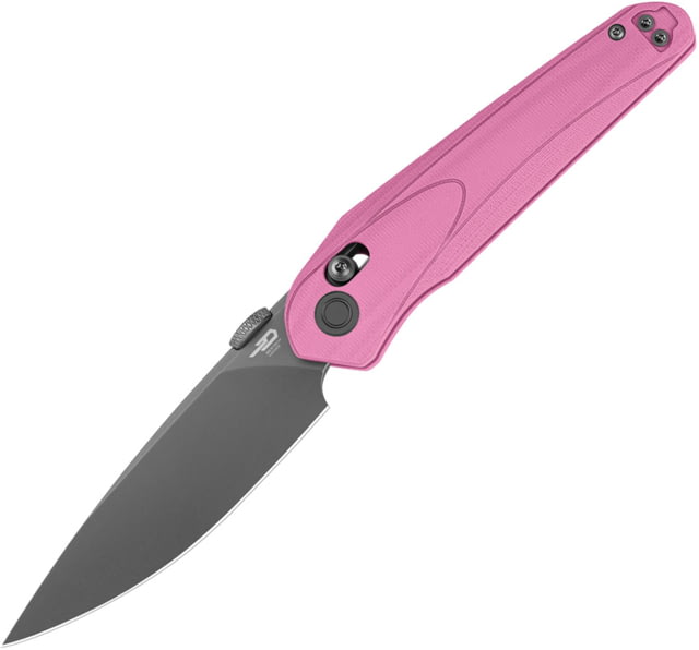 Bestech Knives Mothus Crossbar Lock Pink BTKG67E - Bestech Knives