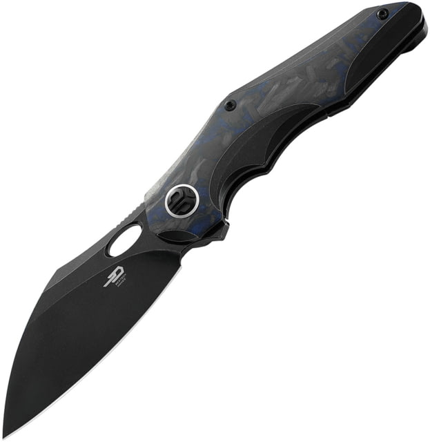 Bestech Knives Nogard Framelock Ti CF BT 3.38 in Folding Knife - Bestech Knives