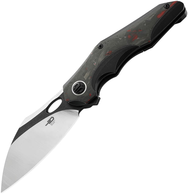 Bestech Knives Nogard Framelock Ti CF BT 3.38 in Folding Knife - Bestech Knives