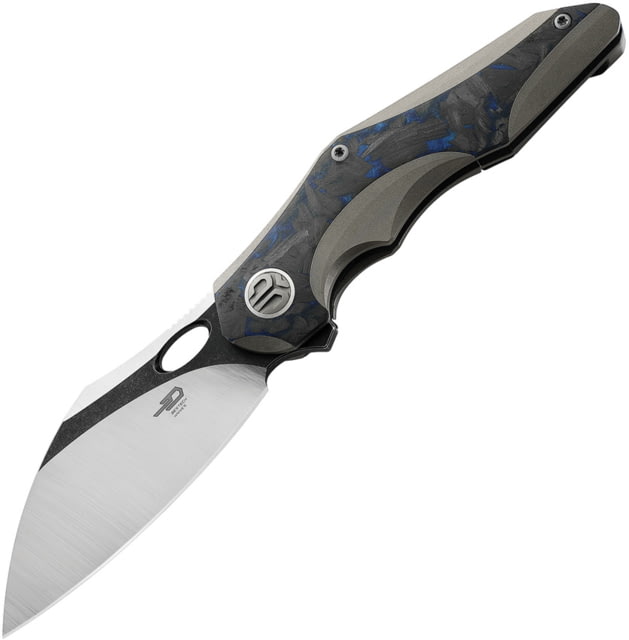 Bestech Knives Nogard Framelock Ti CF 3.38 in Folding Knife - Bestech Knives