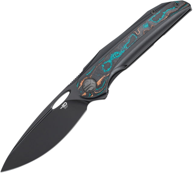 Bestech Knives SENU Framelock Ti/Camo Carbon BT - Bestech Knives