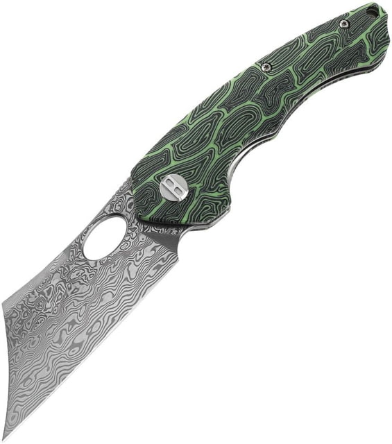 Bestech Knives Skirmish Linerlock Damascus BTKL07C 3.25 in Folding Knife