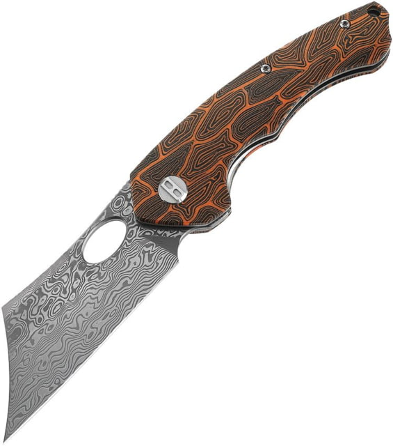 Bestech Knives Skirmish Linerlock Damascus BTKL07D 3.25 in Folding Knife