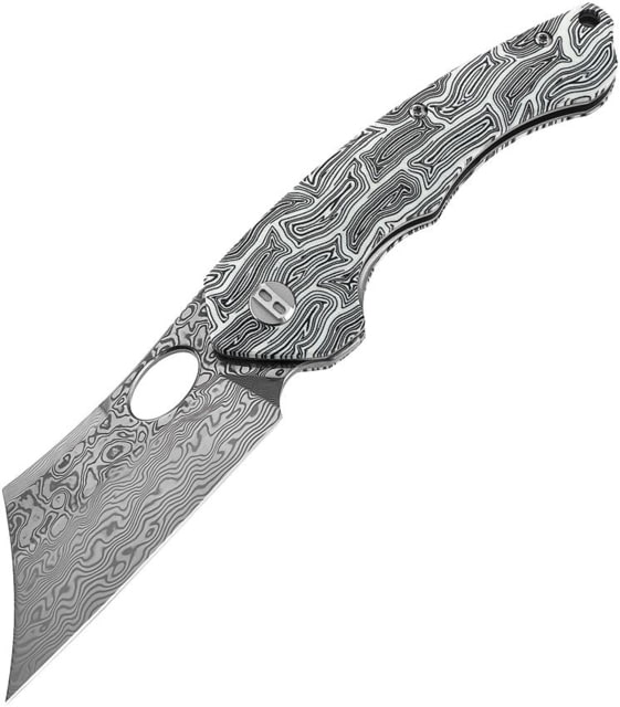 Bestech Knives Skirmish Linerlock Damascus 3.25 in Folding Knife