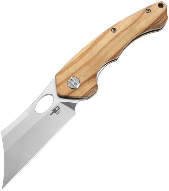 Bestech Knives Skirmish Linerlock Olivewood 3.25 in Folding Knife Olive wood