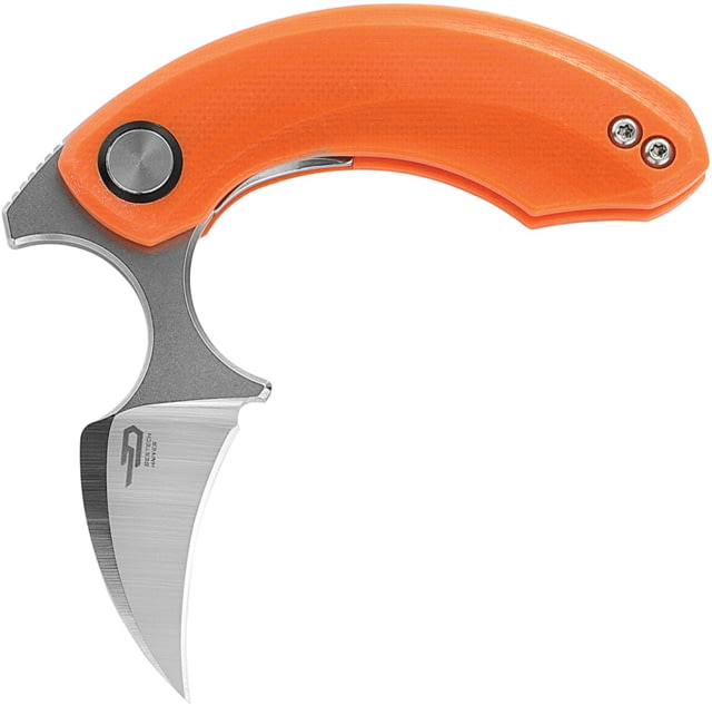 Bestech Knives Strelit Linerlock Org 1.50 in Folding Knife Orange G10