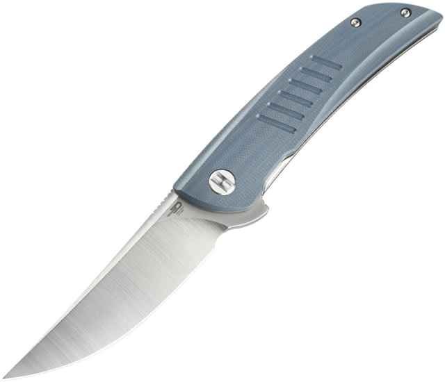 Bestech Knives Swift Linerlock Folding Knife 3.5" satin finish D2 tool steel blade Blue-Gray G10 handle - Bestech Knives