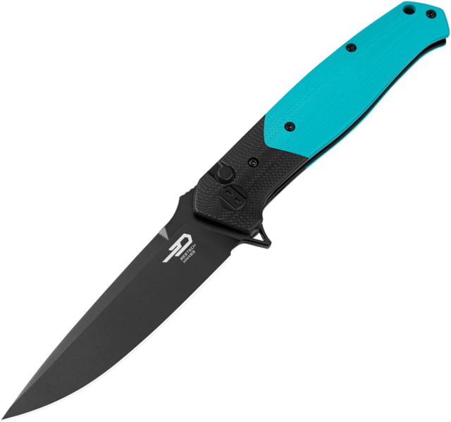 Bestech Knives Swordfish Button Lock Blue BTKG62E - Bestech Knives
