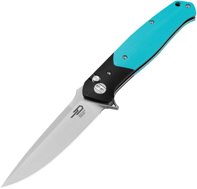 Bestech Knives Swordfish Button Lock Blue BTKG62F - Bestech Knives