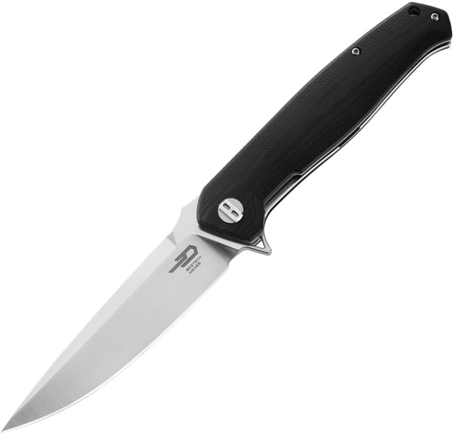 Bestech Knives Swordfish Linerlock 4.00 in Folding Knife Black G10