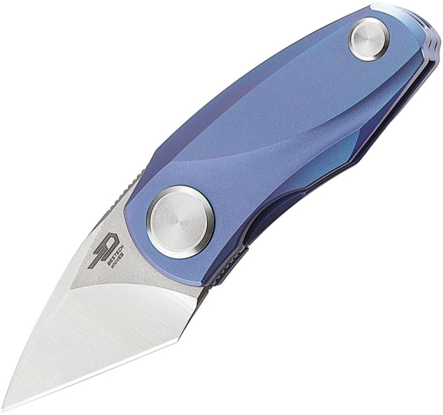 Bestech Knives Tulip Ball Lock Folding Knife 1.25" Bohler M390 stainless blade Blue titanium handle - Bestech Knives