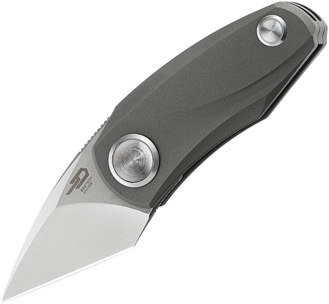 Bestech Knives Tulip Ball Lock Folding Knife 1.25" Bohler M390 stainless blade Gray titanium handle - Bestech Knives