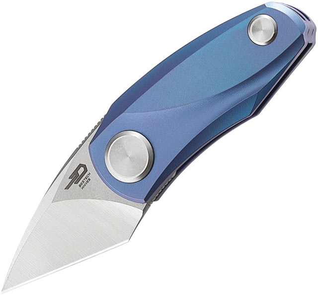 Bestech Knives Tulip Framelock Folding Knife 1.25" Bohler M390 stainless blade Blue titanium handle - Bestech Knives