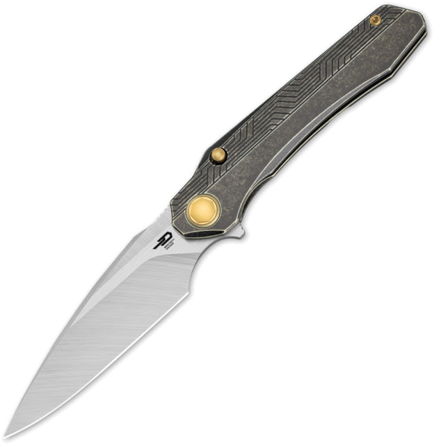 Bestech Knives Wet Nelly Button Lock Blk/Gld BT - Bestech Knives