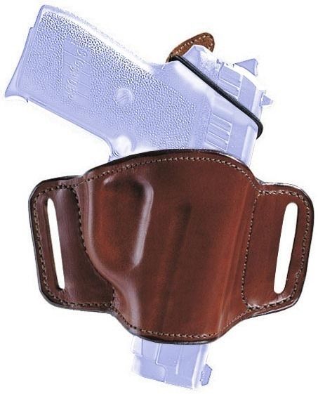 Bianchi 105 Minimalist with Slots Holster CZ 75/Colt Commander/Diamondback DB9/Colt Officer's ACP/1911/Glock 42/Kahr Arms PM9 Right Hand Plain Black
