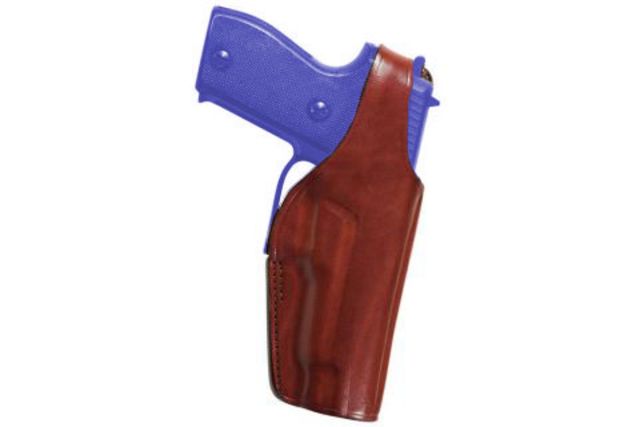 Bianchi 19L Thumbsnap Belt Slide Holster Glock 19/Glock 23/Glock 19C/Glock 23C/Glock 19MB Right Hand Plain Tan 16932
