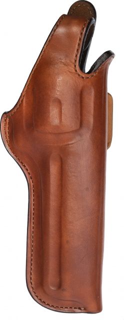 Bianchi 5BHL Thumbsnap Suede Lined Belt Holster Dan Wesson 744/Dan Wesson 41/Dan Wesson 44 Right Hand Plain Tan