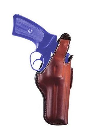 Bianchi 5BHL Thumbsnap Suede Lined Belt Holster Ruger Redhawk 7.5in Right Hand Plain Tan 13362