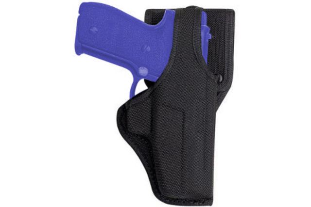 Bianchi 7115 Vanguard Mid-Ride Duty w/ Jacket Slot Belt Loop Holster Left Hand Black 18532