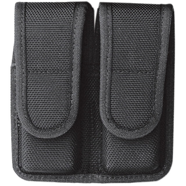 Bianchi Model 7302 Double Magazine Pouch 04 Black MOLLE - Bianchi