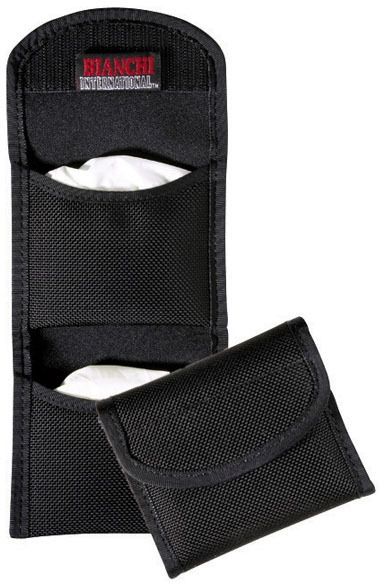Bianchi 7328 AccuMold Flat Glove Pouch - Black 22960 - Bianchi