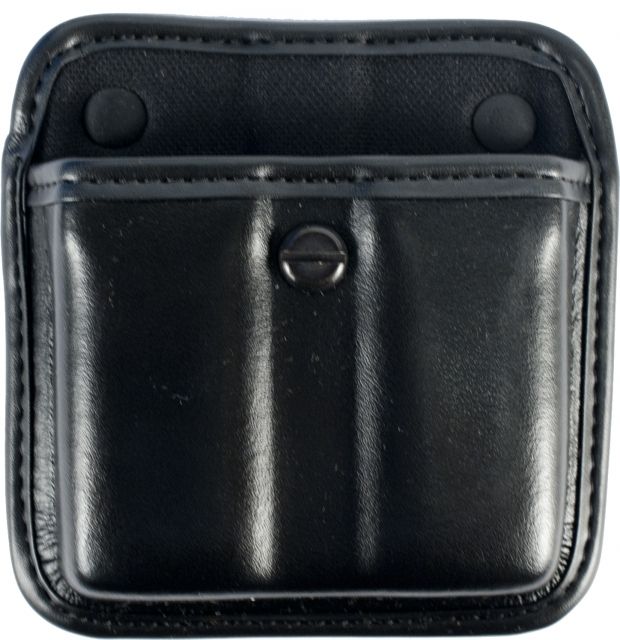 Bianchi 7922 Triple Threat II Magazine Pouch Plain Black - Beretta 92F For Glock 17 & Similar 22693 - Bianchi