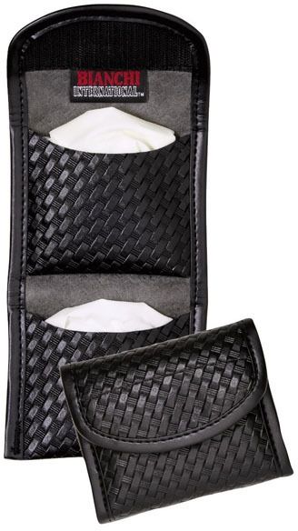 Bianchi 7928 Flat Glove Pouch - Basket Black Hidden 22962 - Bianchi