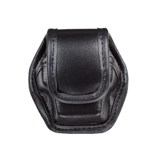Bianchi 7935 EDW Plain Black Single Pouch w/ Hidden Snap for Taser X26 Cartridge - Bianchi