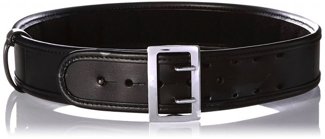 Bianchi Bianchi Model 7960 Sam Browne Duty Belt w/ Chrome Buckle Plain Black Waist Size 34-36in 22218 - $75.20 at Optics Planet