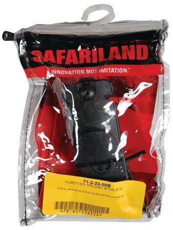 Safariland Model 71 Injection Molded Single Magazine Pouch IWB Inside-Waist Band Black 71-2-23-IWB