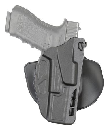Bianchi Model  Safariland 7TS ALS Concealment Paddle Holster Glock 20/Glock 21 Right Hand Plain Black Black - Bianchi